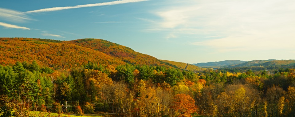 View of SIT Hills in Fall